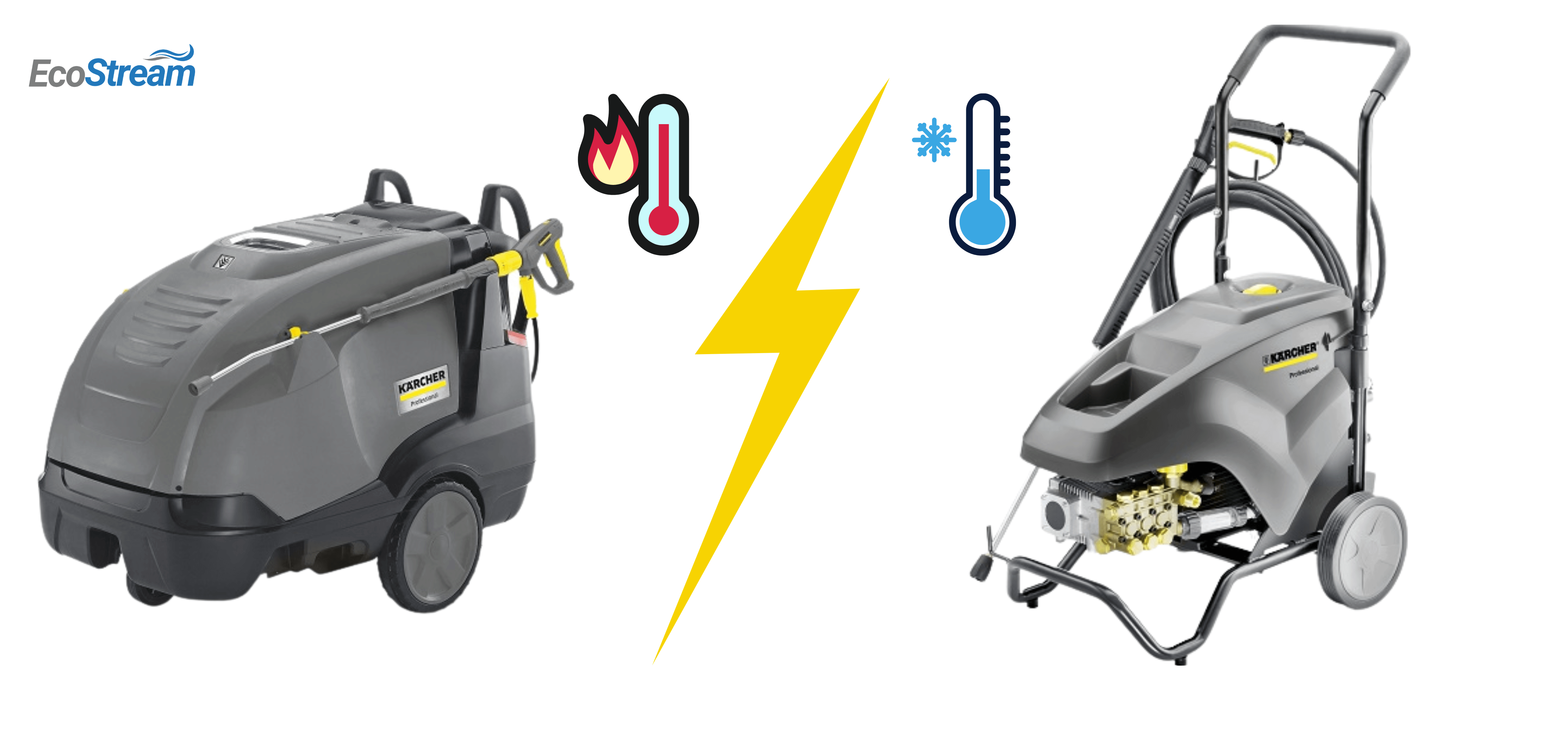 Sự khác biệt giữa máy phun rửa áp lực cao nước nóng và máy phun rửa áp lực cao nước lạnh? 